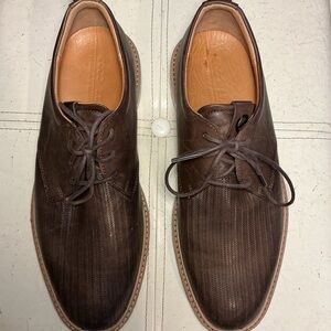 Ecco Men's Brown Leather Oxfords
